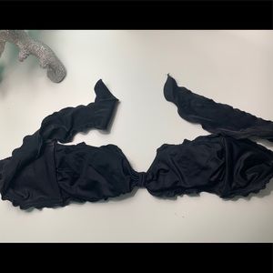 Victoria’s Secret Swim Bikini Bandeau Top Black
